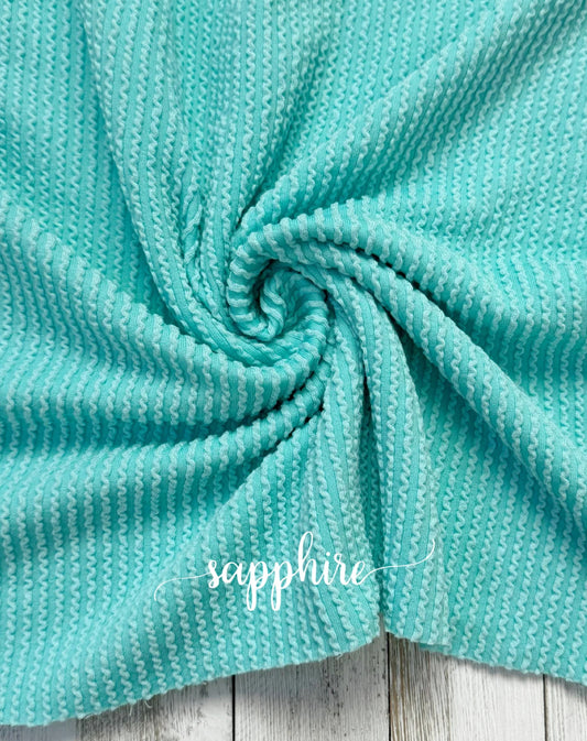 Sapphire Waved Rib