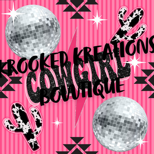 Pink cowgirl disco