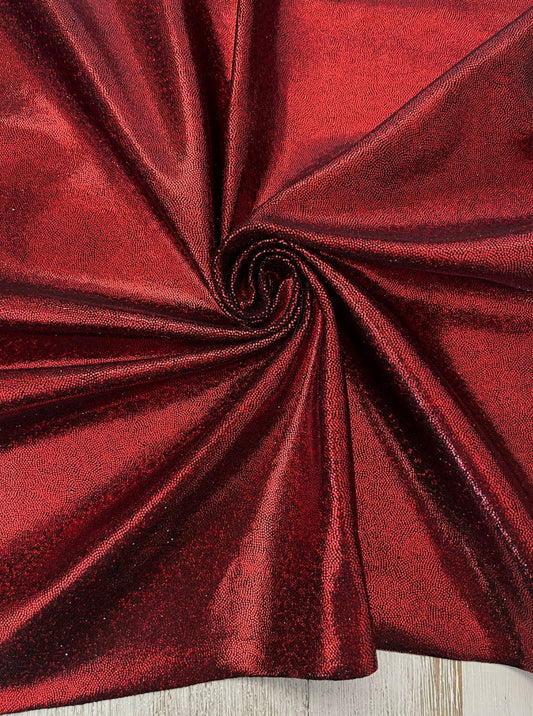 Dark Red Holographic