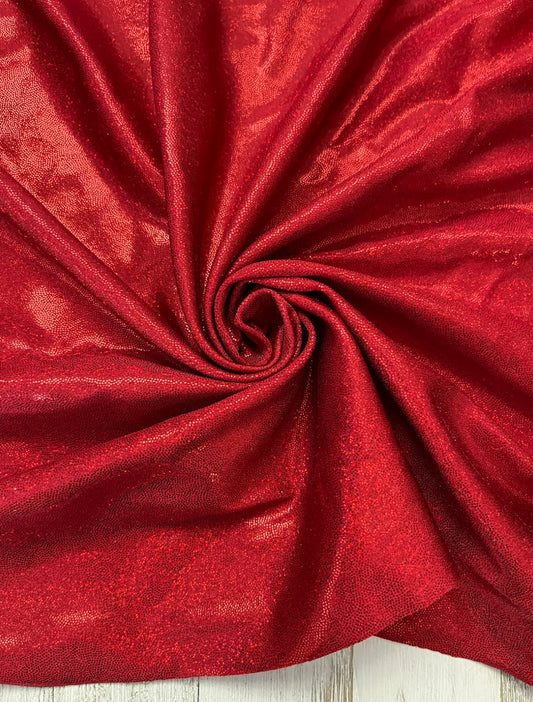 Bright Red Holographic