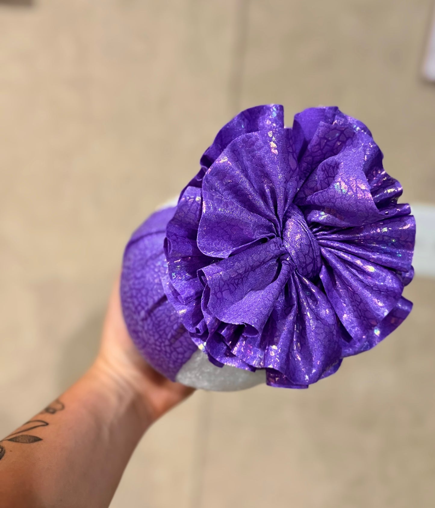 Purple Holographic Snake